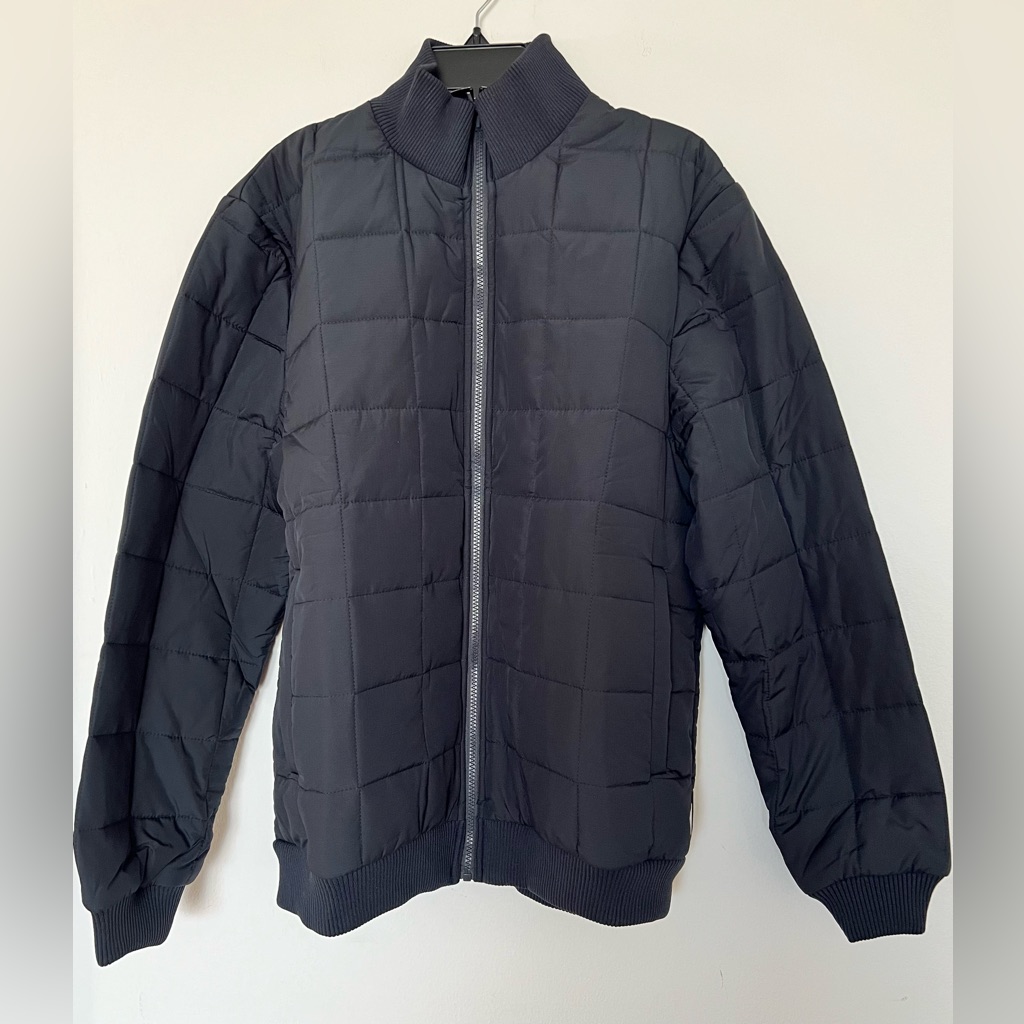 Rains Men’s Navy Bomber Quilted Jacket
